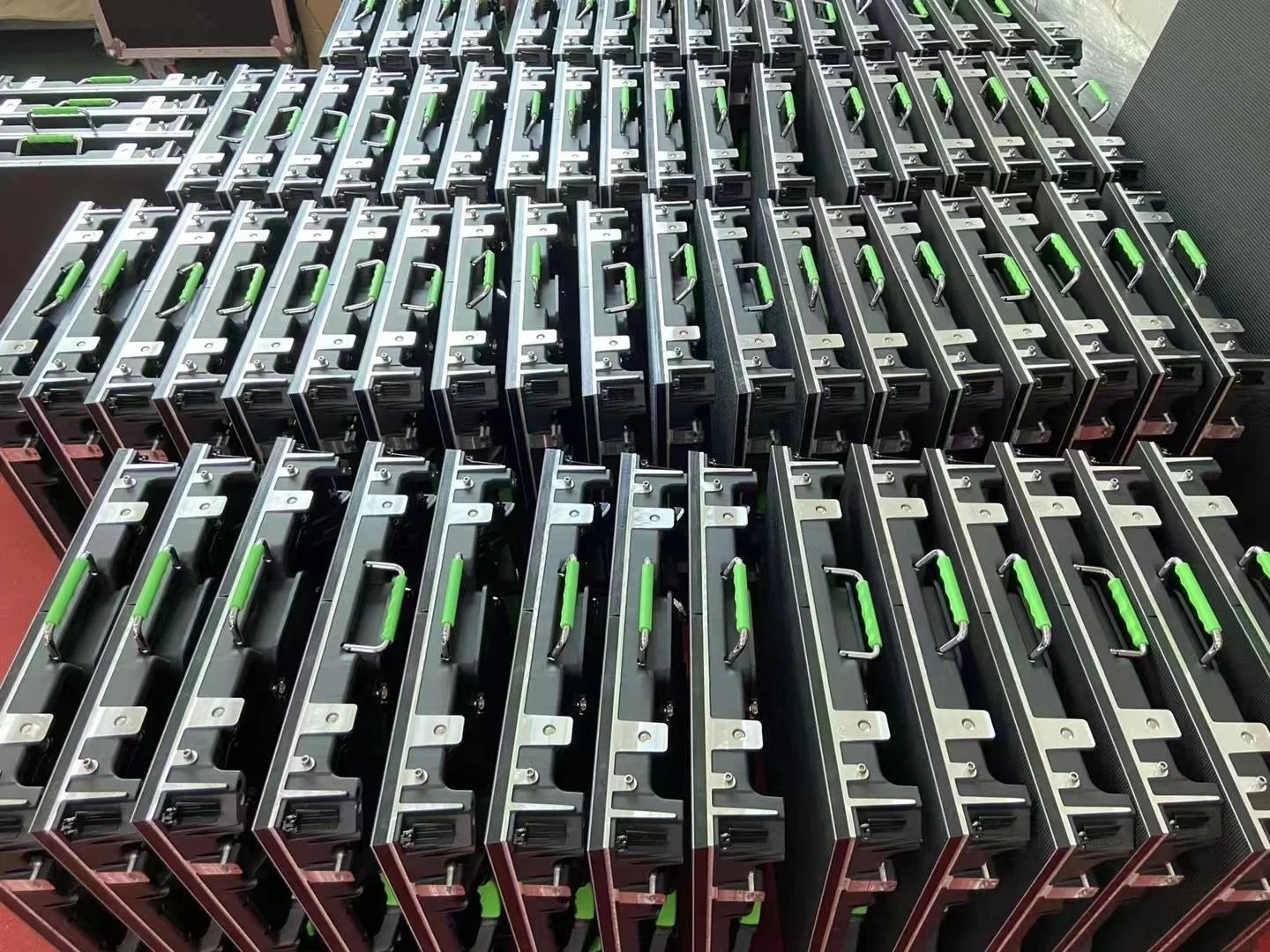 500x1000 مللي متر الضميمة الألومنيوم المصبوبة P4.81 P3.91 P2.97 داخلي خارجي كامل اللون لا توجد وحدة LED للإيجار الضميمة الفارغة #3