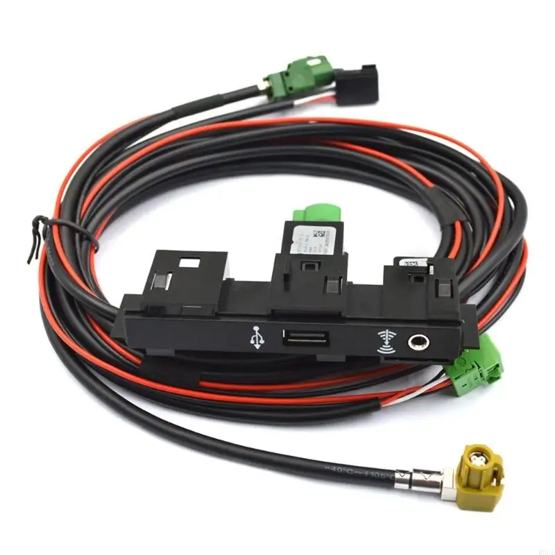

USB Charging 5TA863324B 5Q0035724 USB Jacks Socket Adapter For Multiple Models ABS Construction