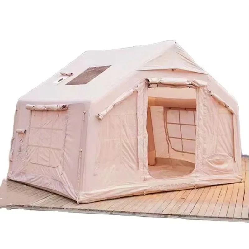 #￥8.0 Outdoor Camping Cabin Inflatable Tent Easy Set up Tent for Backpacking