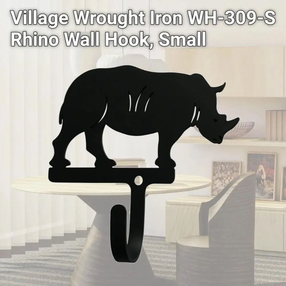 CIFBUY Small Animal Metal Wall Hook Iron Sculpture Mural Plaque Key Hanger For Heavy Duty Home Entryway Decor
