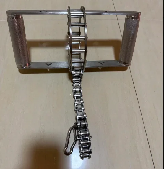 Stainless steel H-shaped stretch handle High pull down Low pull Sitting rowing handle Strength equipment accessories 1pcs