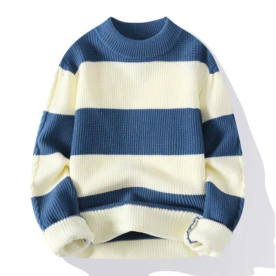 2023 Autumn/Winter Thick Warm Sweater Men's Fashion Comfortable Fit Pullover men new style sweaters Size M-3XL