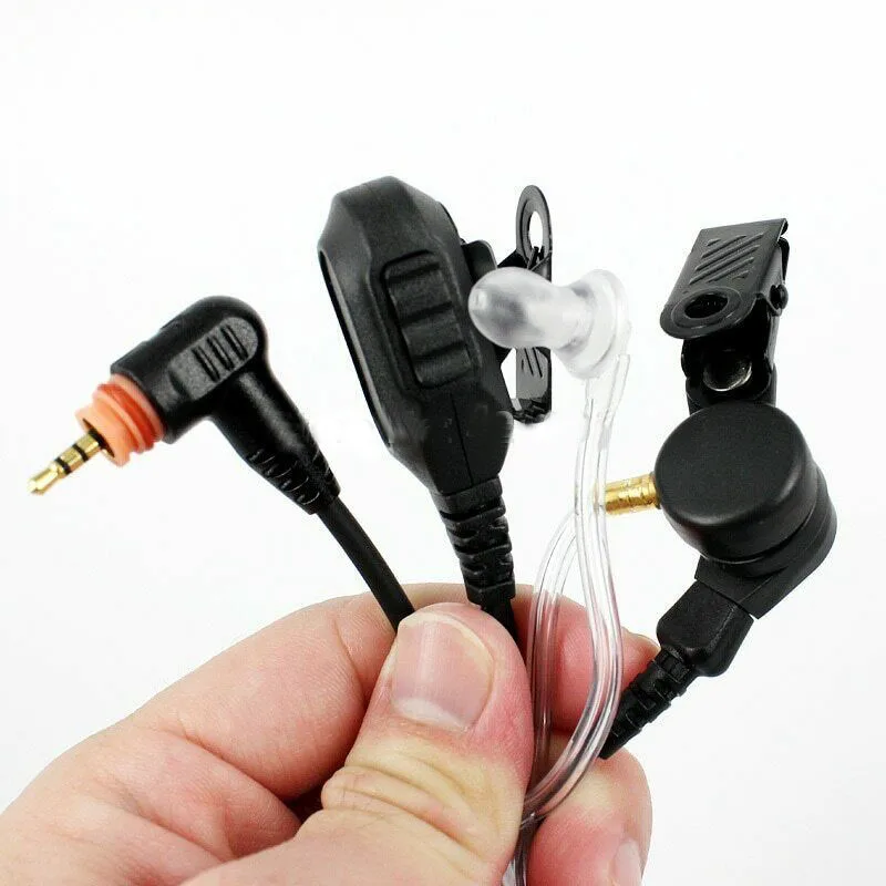 Air Acoustic Tube Headphones with PPT Mic for Motorola Radio SL1M SL1K SL1600 SL300 SL7500 SL400 SL4000 SL7550 Walkie Talkie