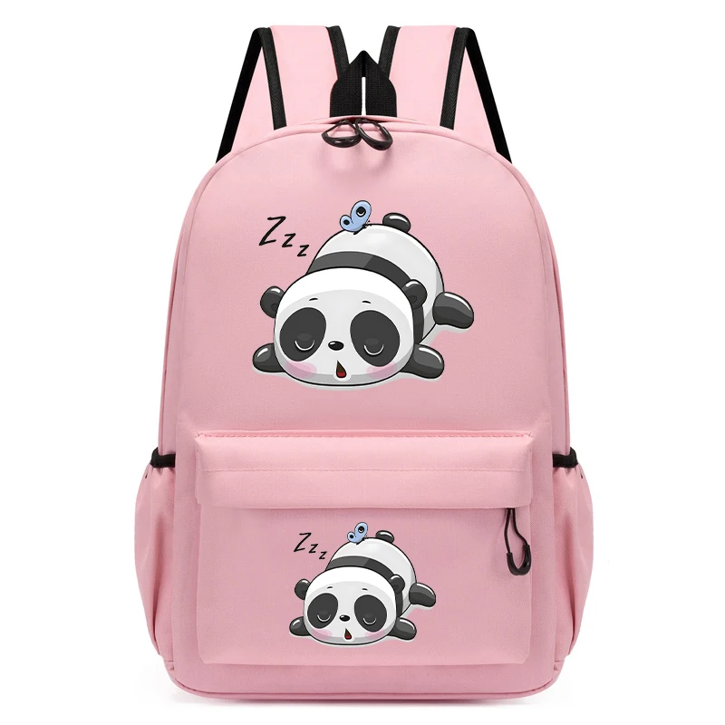 Sleeping Panda Children School Bags for Girls Boy Children Backpacks Kindergarten Cute Animal Kids Backpack for 2-5 Years Bags