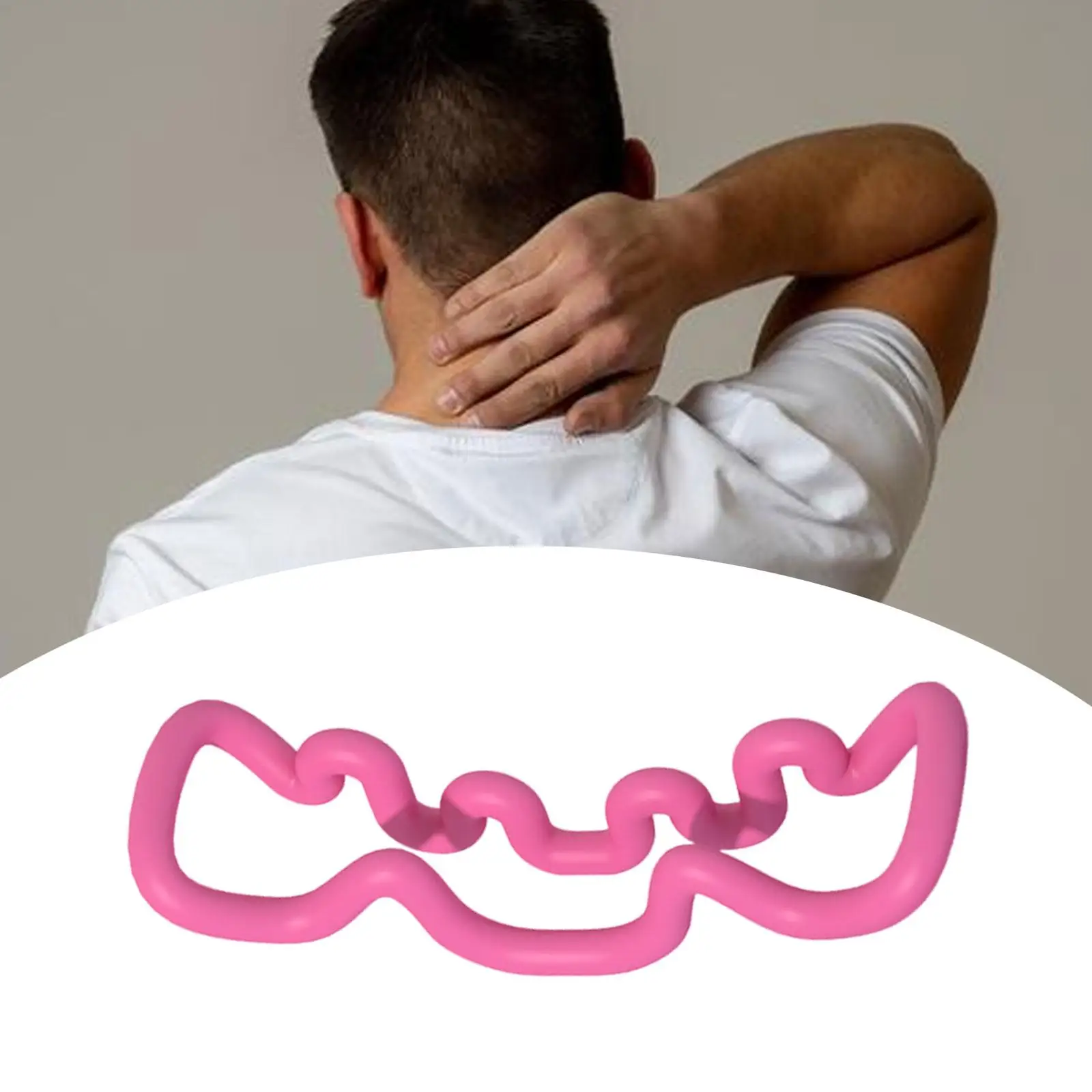 

Deep Tissue Massager Portable Versatile Women Men Gift Ergonomic Curved Muscle Fatigue Reduction for Back Legs Arm Body Shoulder