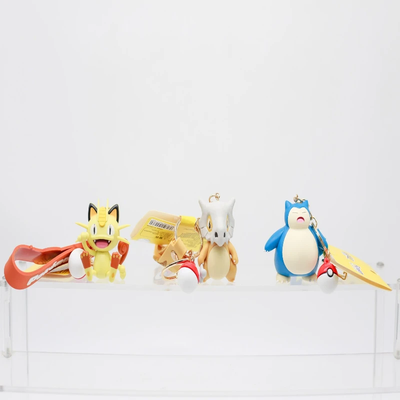 

Genuine Funism Pokemon Anime Action Figure Pikachu Mimikyu Snorlax Keychain Pendant Doll Toys Collect Ornaments