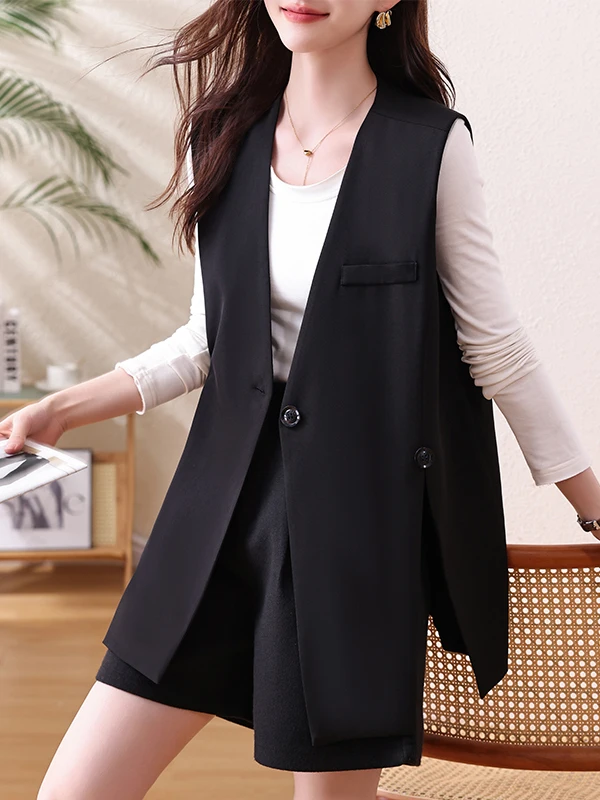 

Loose Faionable Women's Suit Vest Spring 2026 New Sle plus Size Trendy Tank Top Girls' Clothing Faionable Outerwear