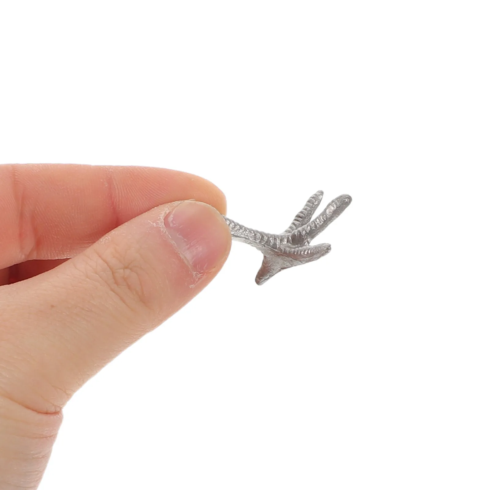 

10 шт. искусственных лапок для попугаев, реалистичные металлические когти, чугунные ножки для птиц, запасные части, для изготовления скульптур и украшений своими руками