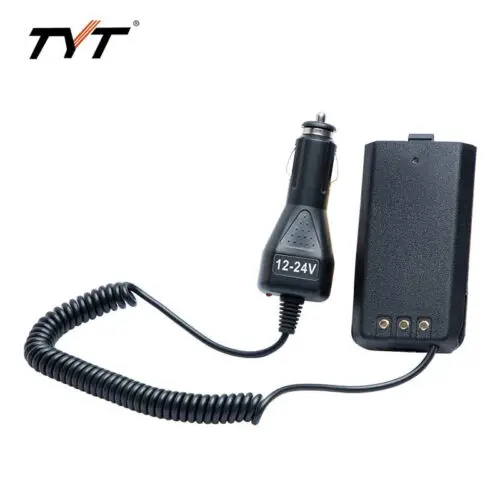 NEW 12-24V Car Charger Battery Eliminator for Radio Walkie Talkie TYT MD-760