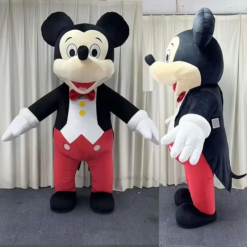 Blauw Lilo & Stitch mascottekostuum stripfiguur 2m/2,6m opblaasbaar cosplay kostuum voor volwassenen Mickey Mouse Disney cadeau