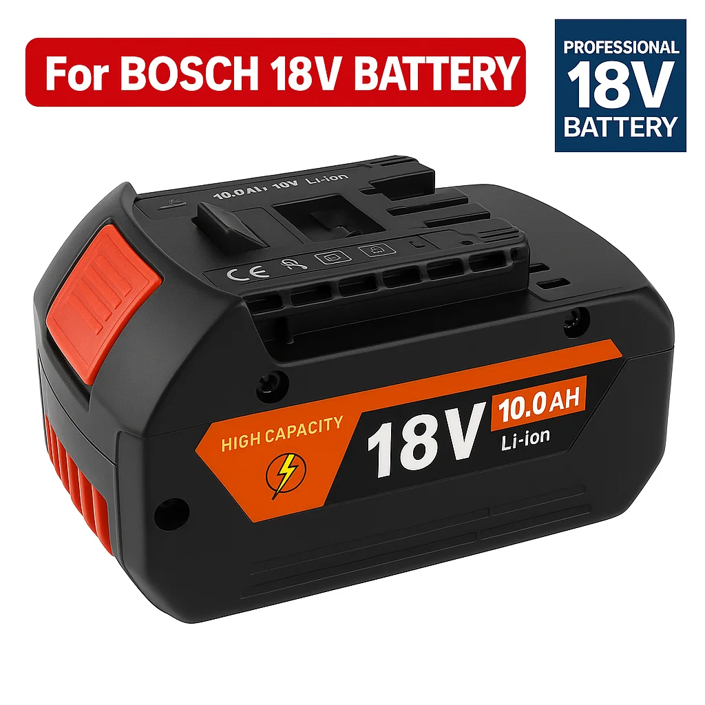 

18V 10.0Ah Battery Original for Bosch 18V Professional GBA GBH GSR GSB BAT618 BAT609 BAT620 Replacement Battery