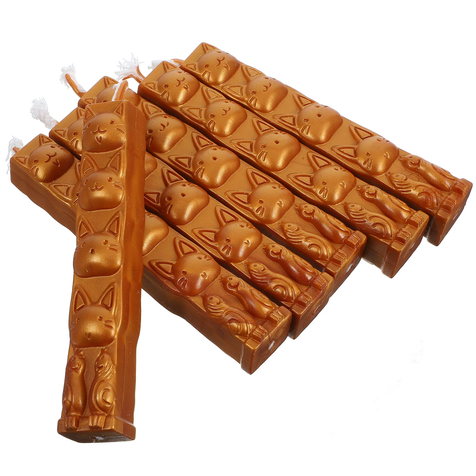 

6Pcs Wax Sticks for Wax Color Options for Birthday Christmas New Year Invitations Diary Stamp Sticks