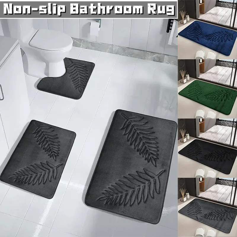 

Bathroom Rug Absorbent Non-slip Mats Memory Cotton Bathrooms Floor Rugs Bath Mat Living Room Bedroom Kitchen Home Carpet