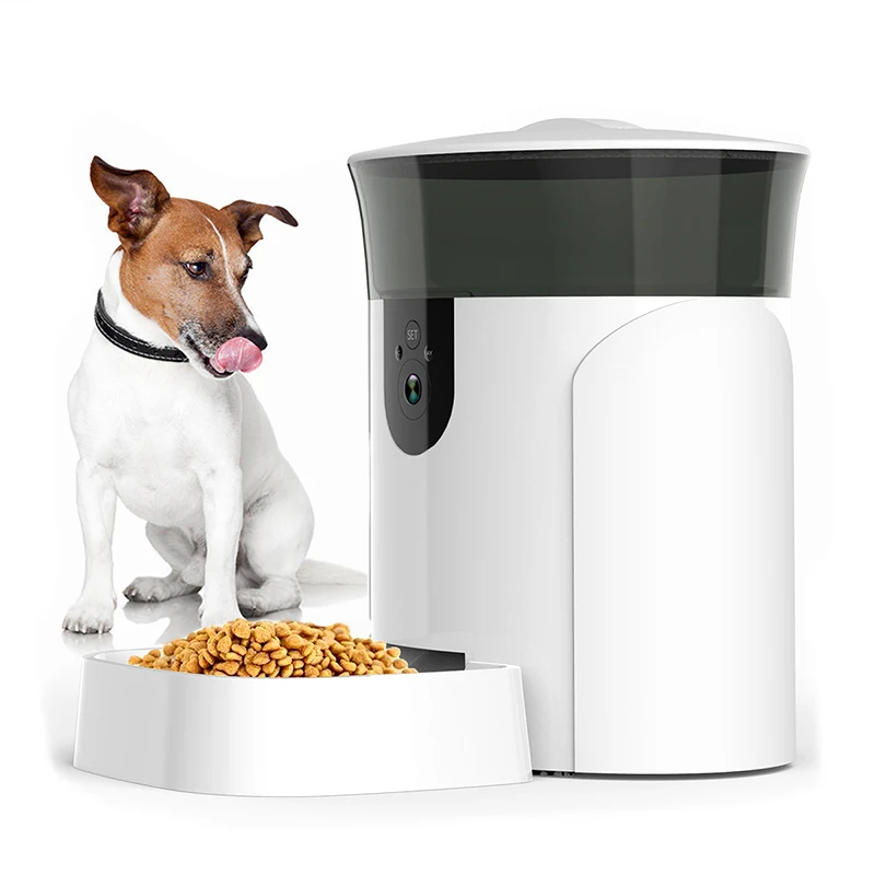 

6L Smart WiFi Auto Cat Feeder Wet Food Automatic Pet Feeder With Camera