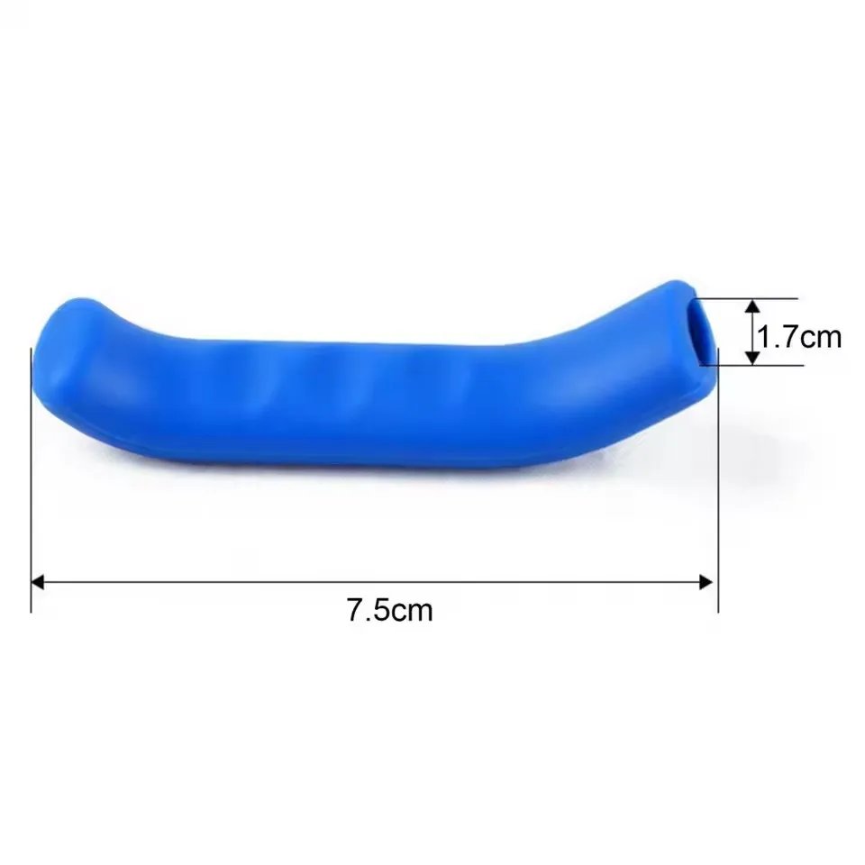 1Pair Bicycle Brake Handle Cover Road Mountain Bike Brake Lever Protect Silicone Sleeve Comfortable MTB Brakes Handle Protector image 6