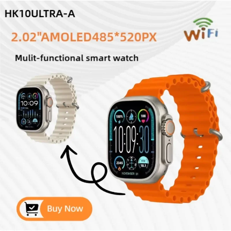 

HK10ULTRA-A2,02-дюймовый новый многофункциональный интеллектуальный AI, поддержка сети Bluetooth, рынок приложения, GPS, NFC, двойная оплата