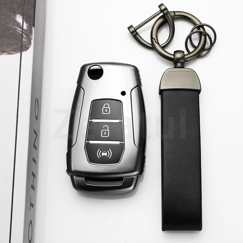 For SsangYong Sanka Actyon Korando Tivoli Kyron 2 2020 Musso Korea  TPU Shell Fob Holder Bag Car Flip Key Case Cover Accessories