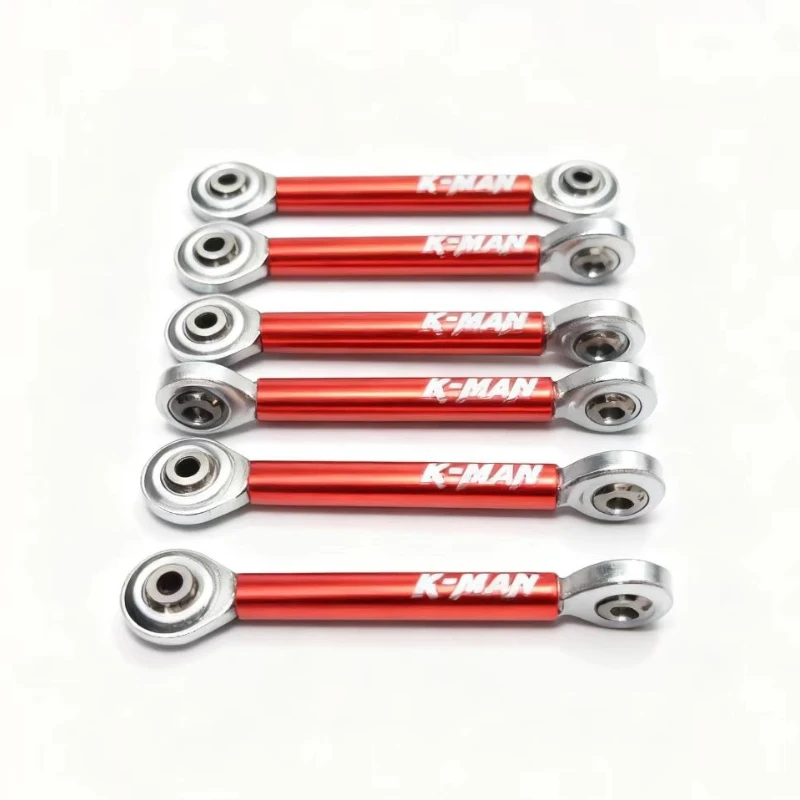 

3pcs Simulation Model Toy Car Steering Rod Upgrade Parts for 1/8 RC Crawler Car KM Thor Tank 300 F150 Raptor