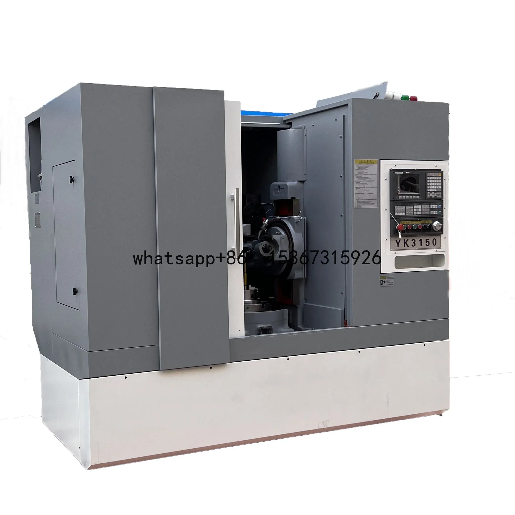 5 modules YK3150 CNC 4 axis automatic metal cutting gear processing gear hobbing machine for sale