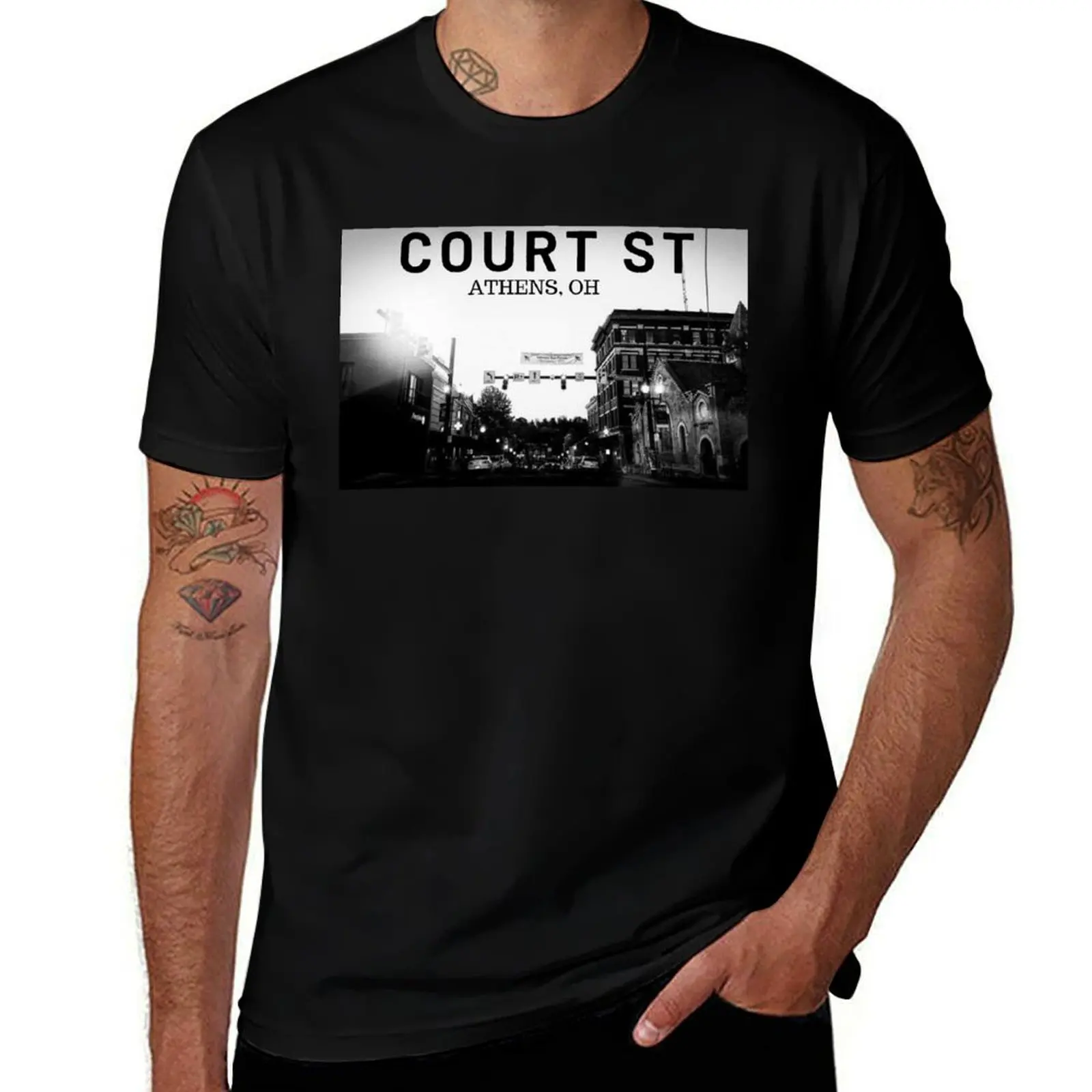 Court St Athens, Ohio T-Shirt Performance Dry Fit T-Shirt