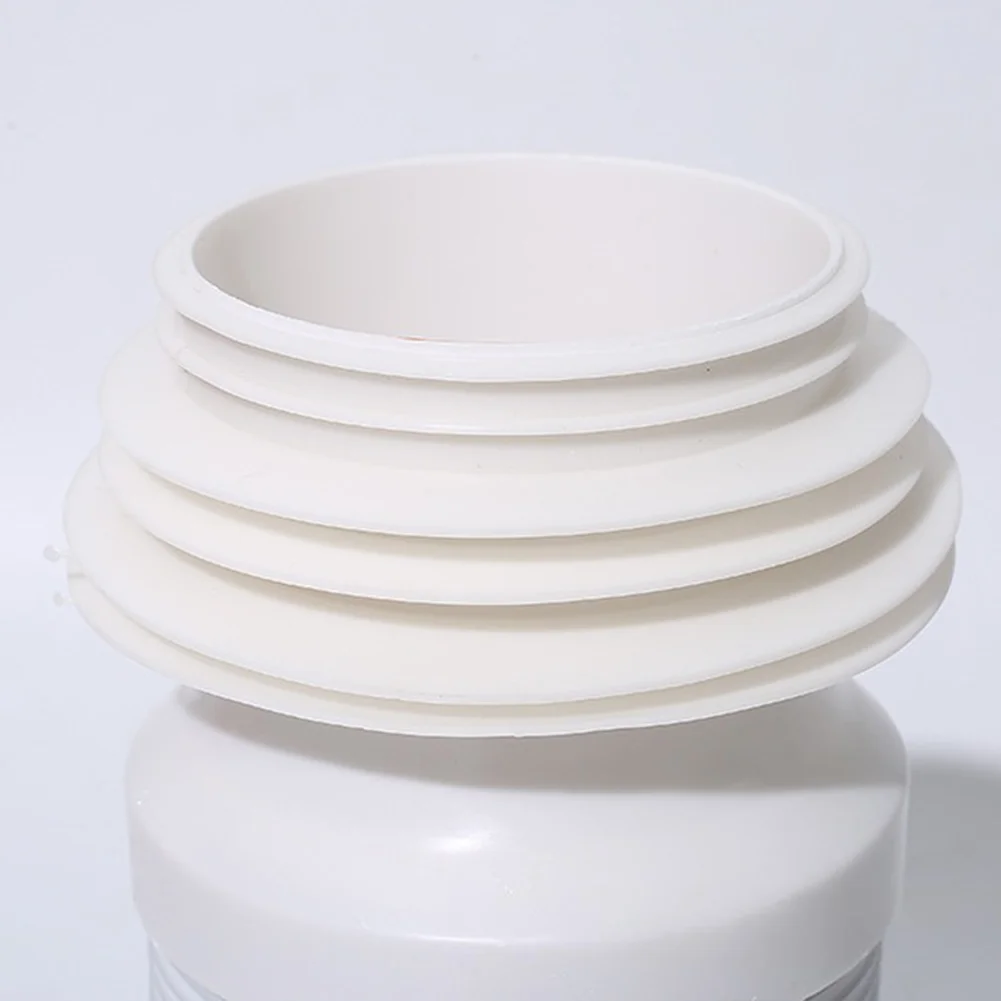 Wall Mounted Rear Discharge Toilet Drain Tube PP Construction with 25cm to 50cm Adjustable Extension Capability