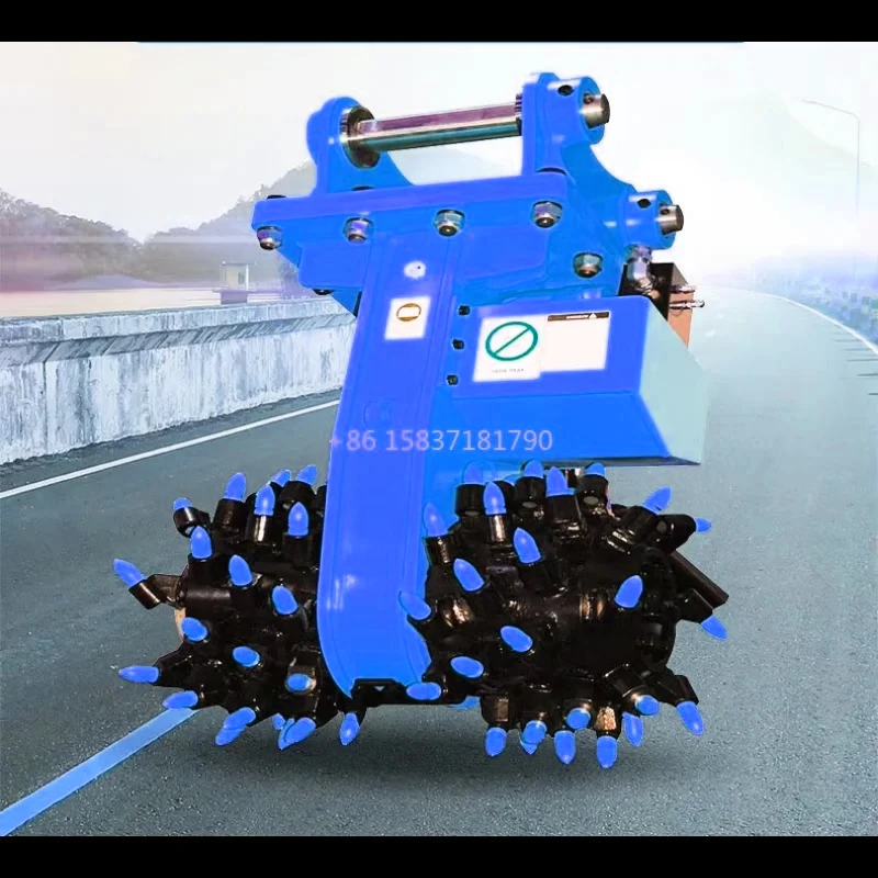 High Speed Rotating Rock Milling Machine Precise Control Milling Machine Drum Cutter Milling Excavator Breaking Cutting Machine