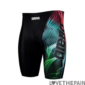 New Men Swim Jammer Swimming Trunks Professional Swim Surf Trunks Summer Beach Lycra Quick Dry Uv Protection Gym Tights Shorts 4