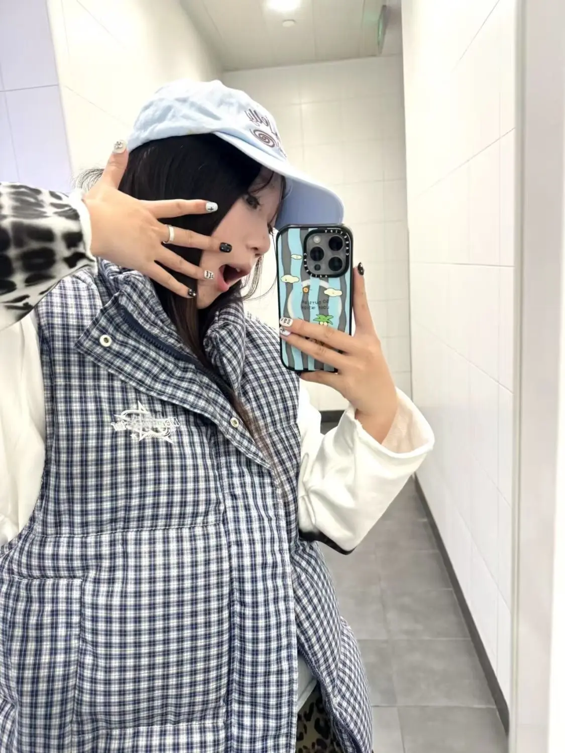 

Свободный крой, клетчатый пуховый хлопковый жилет, женский осенне-зимний новый топ с воротником-стойкой, верхняя одежда Faion, женская одежда...