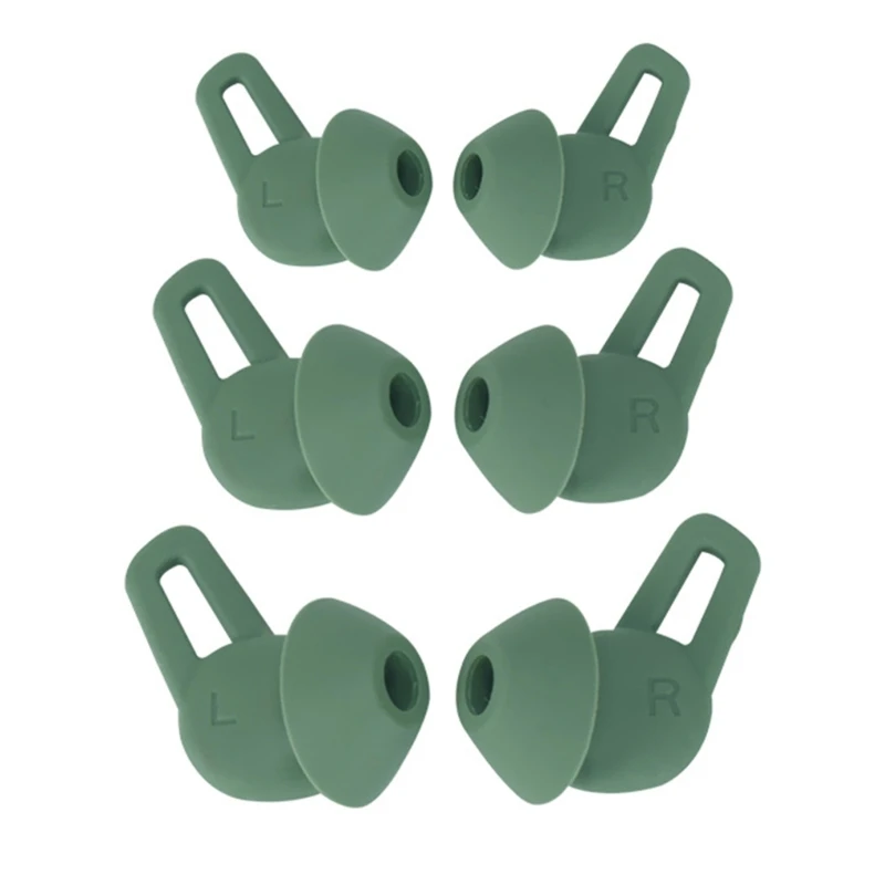 6Pcs Silicone Ear Bud Ear Tips Replacement For Huawei Freelace Pro Wire Earphones Earbuds Earpads Eartips Ear Gels