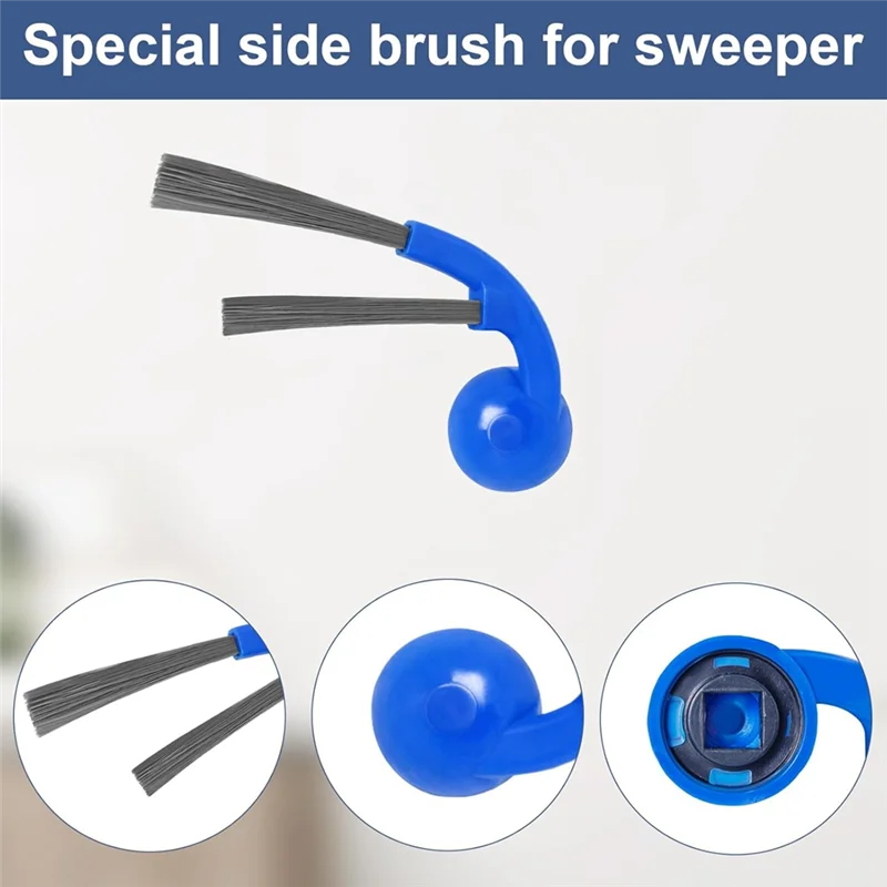 فرش جانبية من BAAN لملحقات قطع غيار المكنسة الكهربائية الروبوتية Ecovacs Deebot T80 Omni