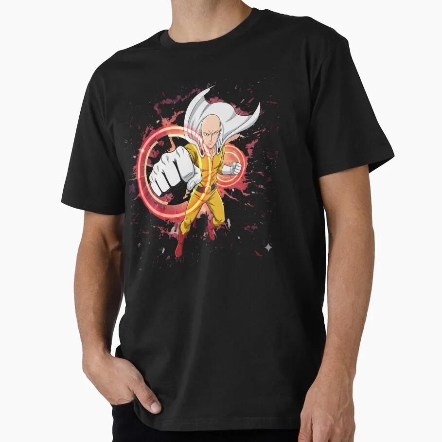 Bald Superhero Punch E-Sports Gaming Gift T-shirt for Anime lover 1206 One Punch Man Manga Print Graphic Clothes All Size Tops