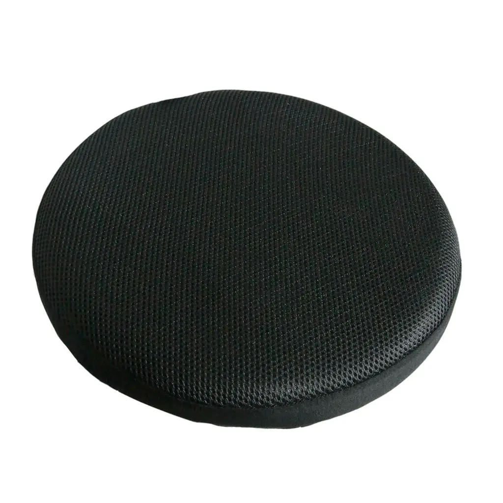 

3-6pack Bar Stool Covers Round Chair Seat Cover Sleeve Protector Black 40cm