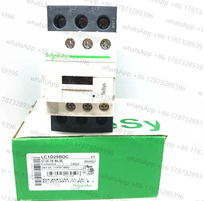 Contactor CC para Schneider LC1D25BDC uno abierto otro cerrado 25A voltaje de bobina normalmente abierto trifásico DC24V LC1D25BD