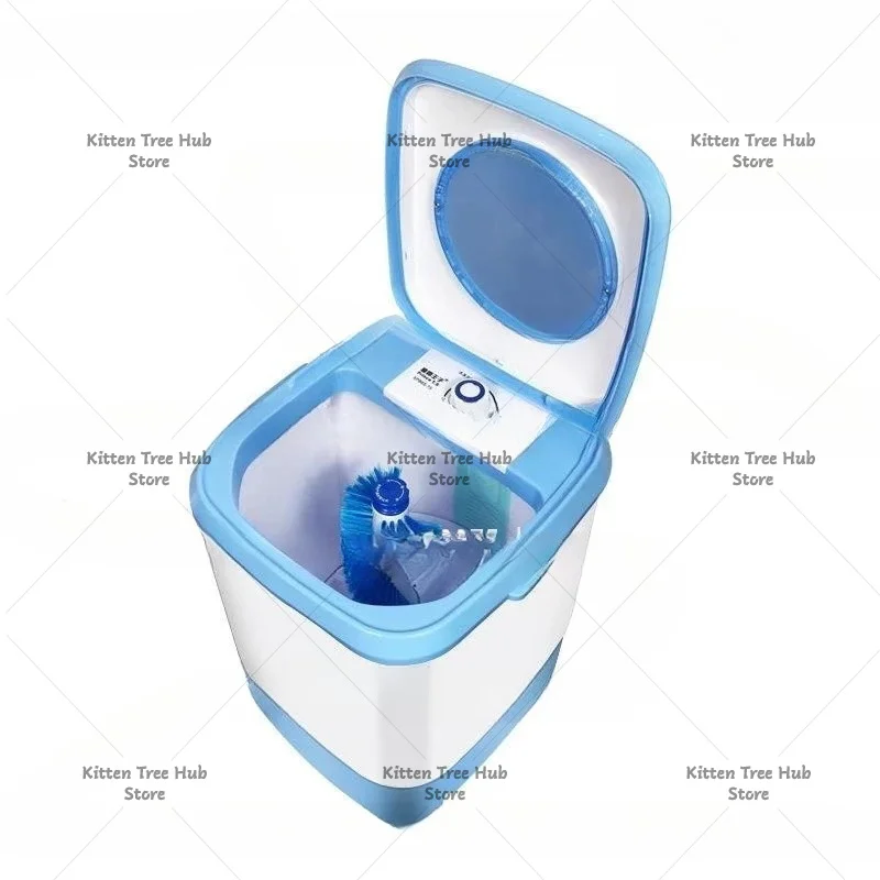 Laundry artifacts, shoe washing and laundry dual-purpose small all-in-one machine blue light bacteriostatic