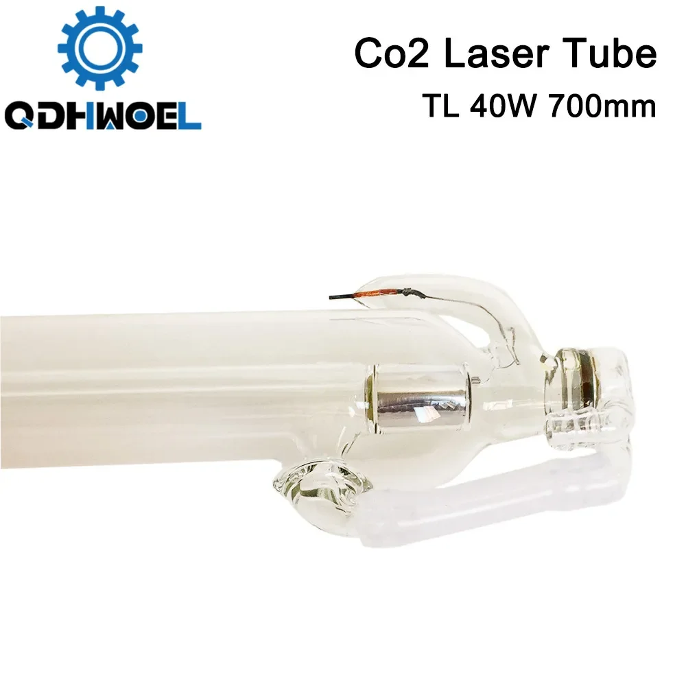 Imagem -04 - Qdhwoel Tongli Tubo de Laser Tubo de Vidro para Co2 Máquina de Corte de Gravura a Laser tl Tlc70050 700 mm 40w