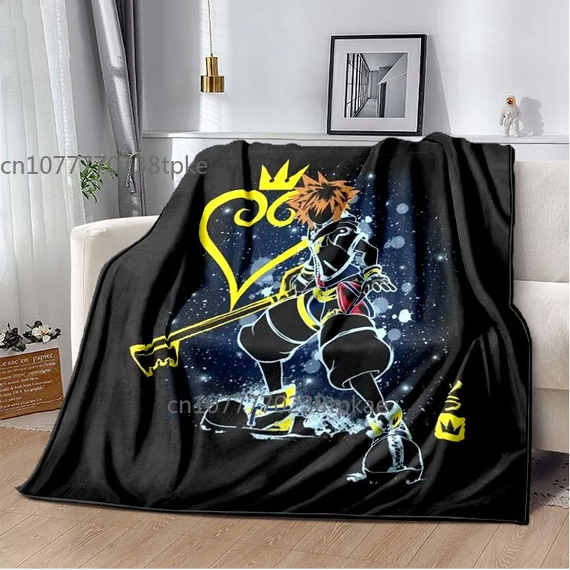 

Kingdom Heart Blanket, cartoon game throw blankets Lightweight Warm Livingroom bedroom Sofa Bed Car,Brithday Gift