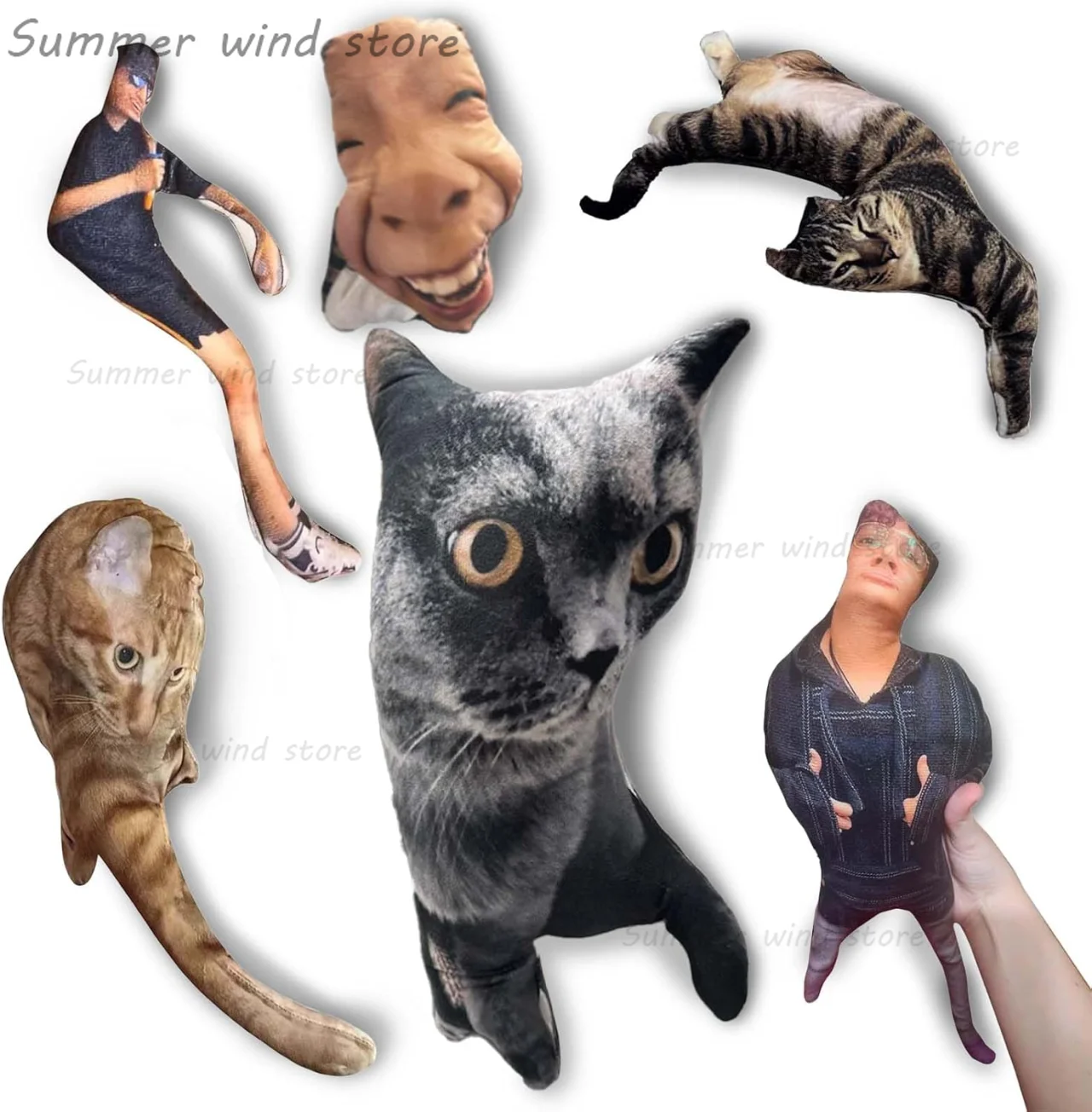 اصنع وسائد قبيحة مضحكة للأصدقاء أو الحيوانات الأليفة. تخصيص الوسائد مع الصور. تحويل الناس المفضلون أو الكراهية إلى الوسائد.