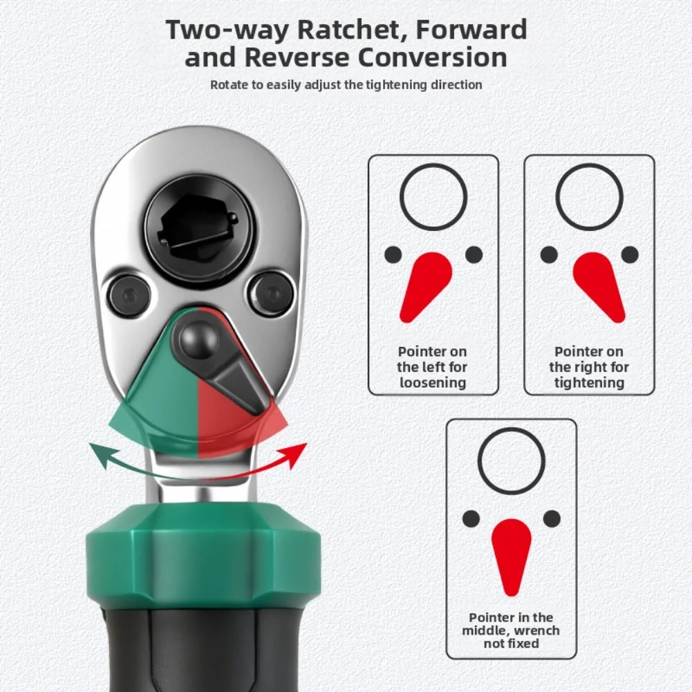 

40pcs Ratchet Screwdriver Set Multi Bit Magnetic Drive Socket Set With Detachable Ratchet Handle For Furniture Repair Tool