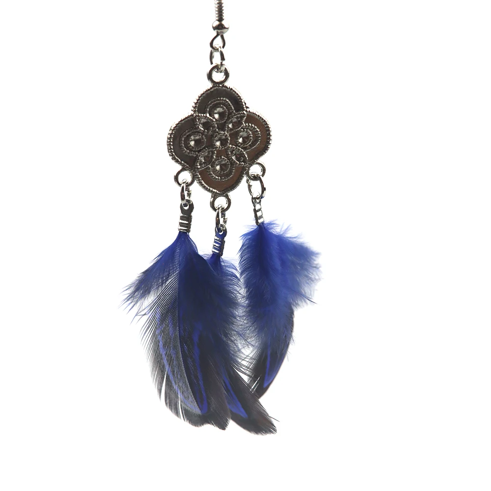 4.5 سنتيمتر ريشة الطبيعية شرابة قلادة 12Psc/مجموعة مجوهرات زخرفة الأثاث سوار ذاتي الصنع قلادة أقراط صنع السحر