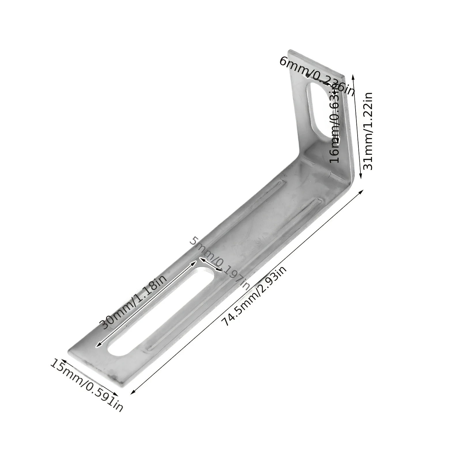 10 Pcs  adjustable L-shaped corner brackets, for furniture reinforcement, load-bearing support, and hardware connection fixation