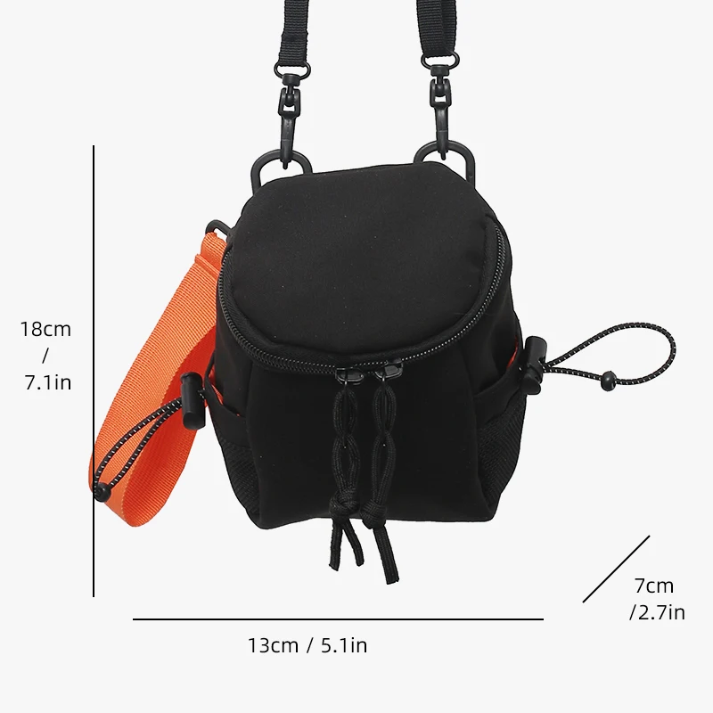 Coin Purse Hanging Bag Mini Shoulder Bag Small Backpack Headphone Bag Mobile Phone Bags Female Boys Crossbody Bags