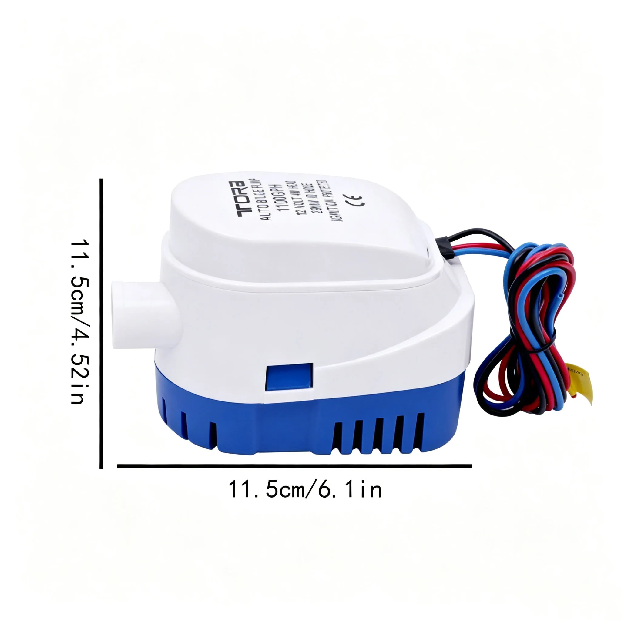 12V 1100GPH RV Water Supply Pump Bilge Pump Submersible for Yacht RV Engine Fast Drainage Submersible DC Water Pump Yacht Pump - view 6