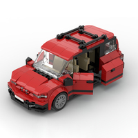 339PCS MOC Chrysleres Voyager 3rd Gen Premium Minivan DIY Model Building Blocks Birthday Toys Gift