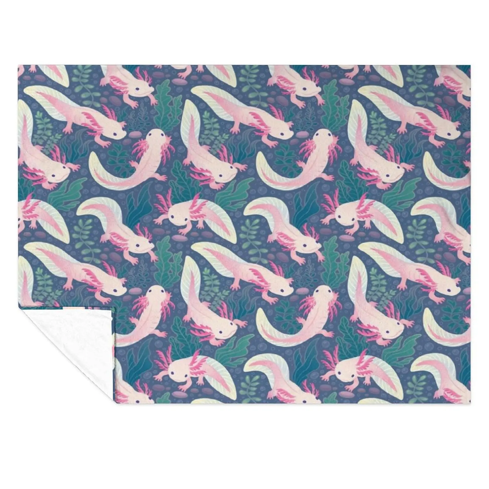 

Axolotls Throw Blanket Luxury Designer decorative Sleeping Bag Decorative Beds Blankets