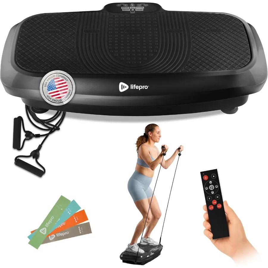 

Vibration Plate Exercise Machine with Magnetic Acupoints Full Body Vibration Platform for Beginners and Recovery Ideal Lymphati