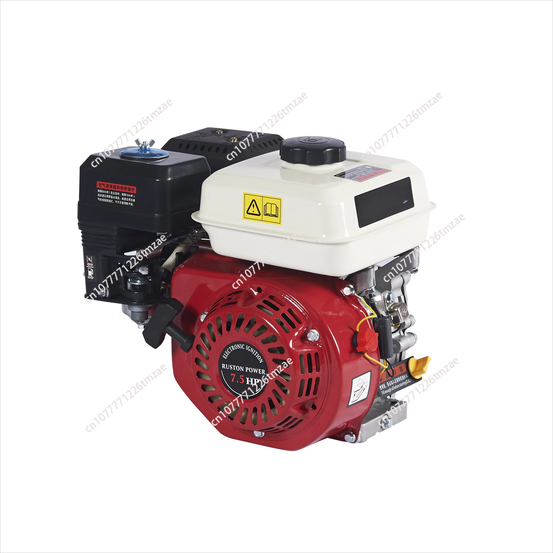 One-half deceleration 14HP single cylinder four-stroke 1800 rpm marine power micro tiller 168F170F gasoline engine