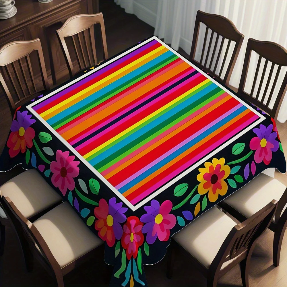 JIT 1PC, Cinco de Mayo, Mexican fiesta, May 5th printed tablecloth yzb