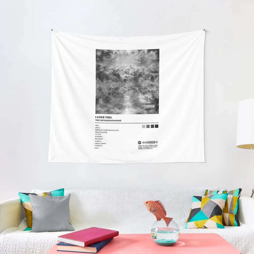 

The Neighbourhood I Love You. Album Cover Art Tapestry Room Decoration Accessories Wall Tapestries Nordic Home Decor Tapestry