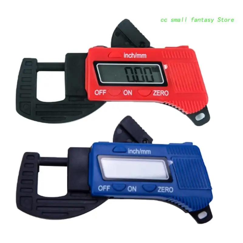 

Digital Thickness Gauge 0-12.7mm Thickness Meter Inch/Metric for Paper Film Leather Wire Thickness Gauge Measuring Tool