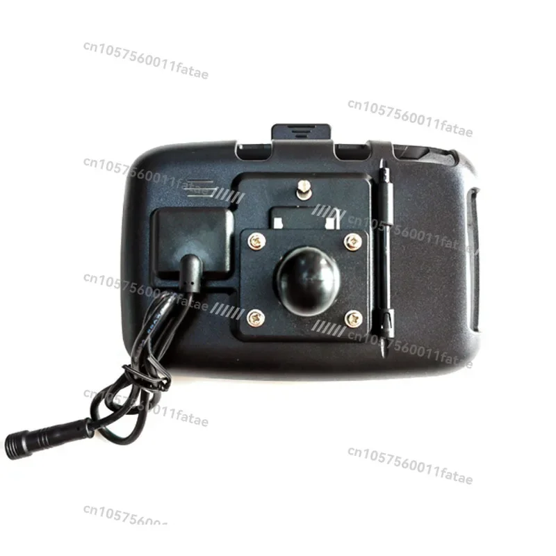 C5 Motorcycle Navigator Back Clip + Ball Head + POGO PING Charging Cable Car Waterproof Charging Navigator Back Clip